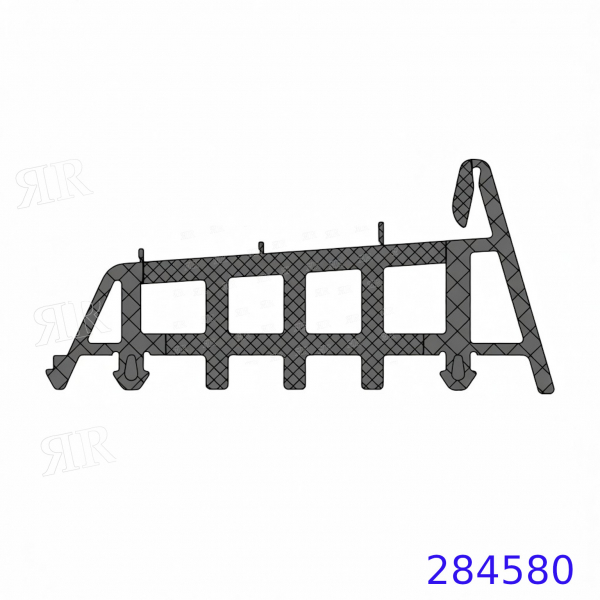 Средний уплотнитель для AWS 90.SI Schuco 284580
