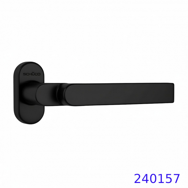 Ручка дверная нажимная  цвет: RAL 9005 - черный Schuco 240157