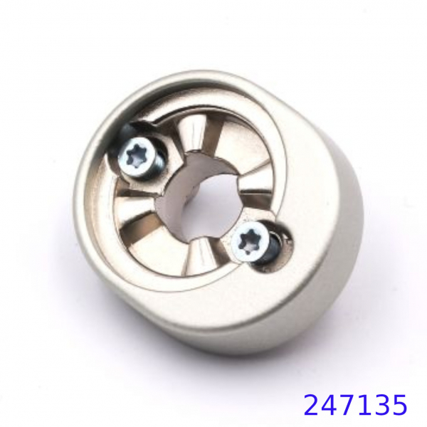 Крепежная розетка цвет: Inox-Look — под нержавейку  Schuco 247135