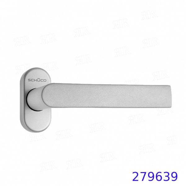 Ручка дверная нажимная  цвет: Inox-Look — под нержавейку Schuco 279639
