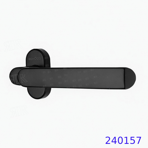 Ручка дверная нажимная  цвет: RAL 9005 - черный Schuco 240157