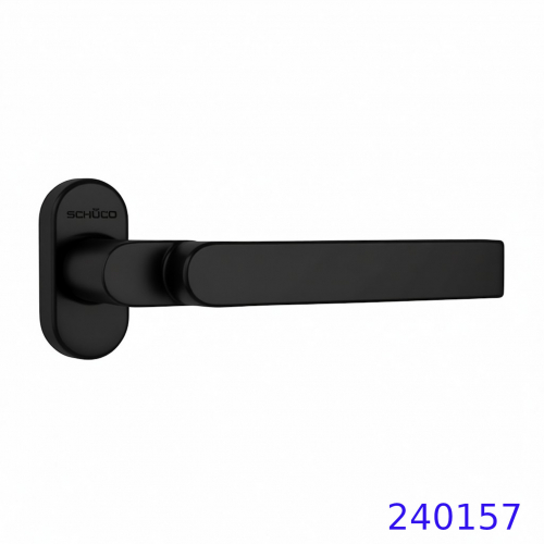 Ручка дверная нажимная  цвет: RAL 9005 - черный Schuco 240157