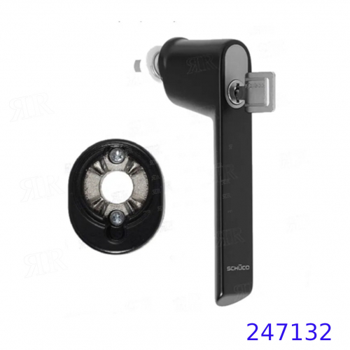 Крепежная розетка цвет: RAL 9005 - черный  Schuco 247132
