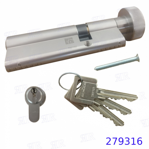 Цилиндр с кнауфом 75/30 Schuco 279316